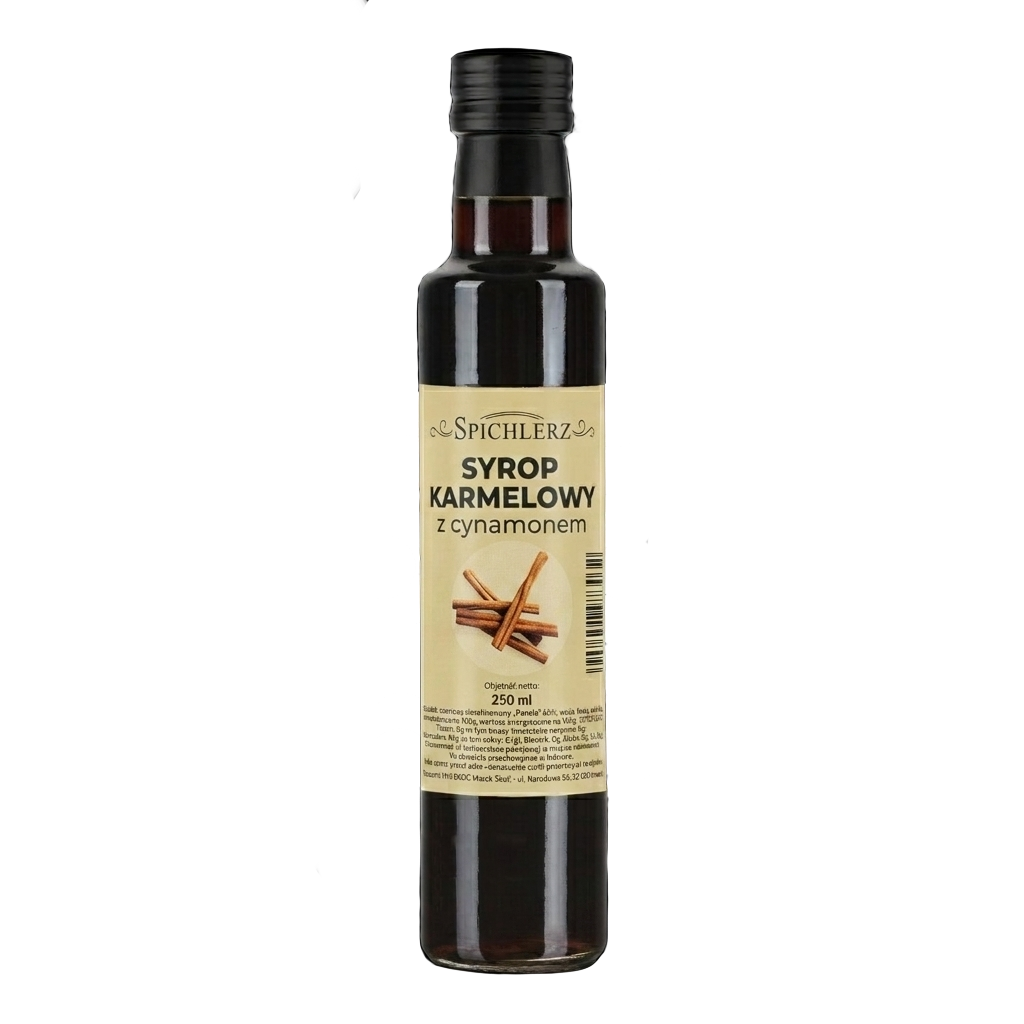 Syrop karmelowy z cynamonem 250 ml